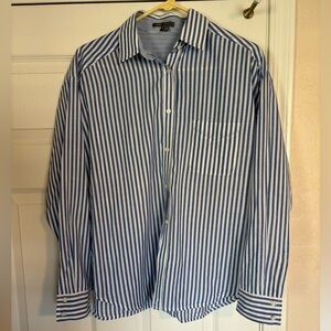 Vince Striped Long Sleeve Button down/up top